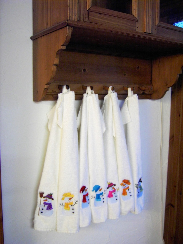 Stickmuster Schneemann
