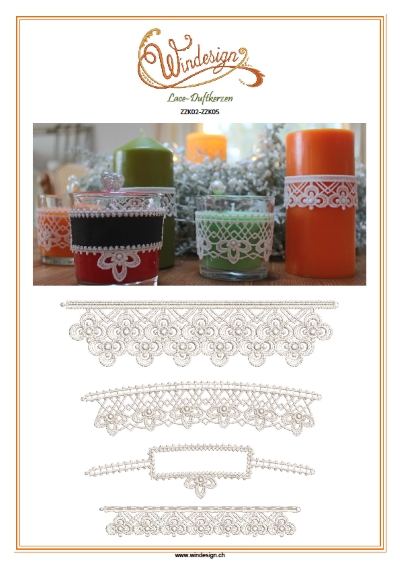 Lace-Duftkerzen